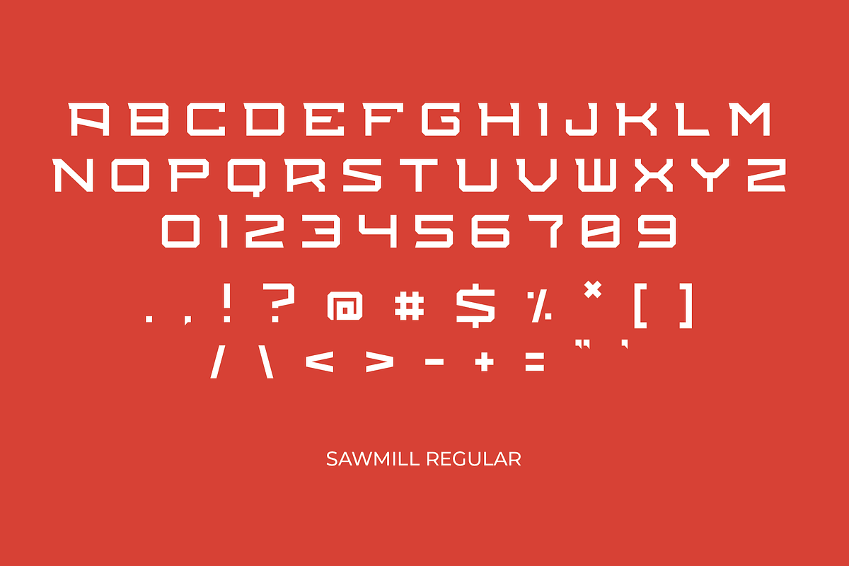 Sawmill | Athletic Display, a Serif Font by Doug Houvener (Photo 6 of 6)