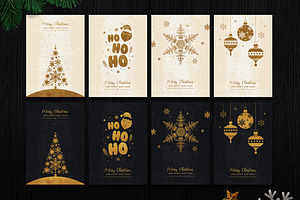 Gold Christmas Card / Invitation