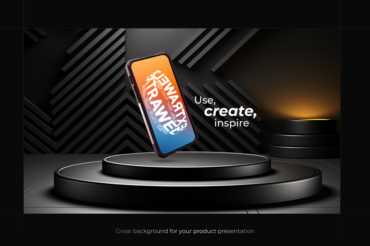 Black Podiums  Background Set, a Background Graphic by Digital Blood (Photo 5 of 9)