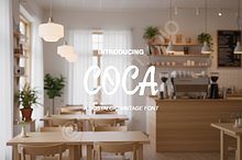 Coca - Luxurious Modern Serif Typefa