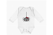 Kawaii Spider with Bow SVG Bundle |, an Illustration by TheHitShop (Thumbnail 8 of 10)