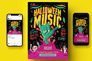Halloween Rock Music Flyer, a Flyer Template by Creativestoree (Thumbnail 3 of 5)