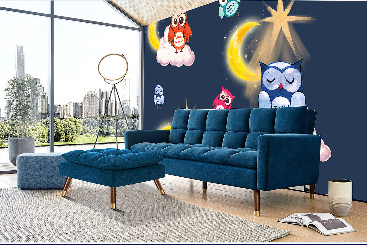 Funny owls,sublimation printing,PNG, an Illustration by ElliaArt (Photo 2 of 8)