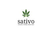 Sativo Cannabis Hemp Marijuana Logo, a Branding & Logo Template by Tovarkovdesign (Thumbnail 1 of 6)
