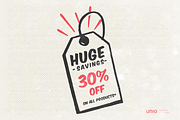 Carosello - Huge Retro Ads Kit, a Texture Illustration by Unio Designs (Thumbnail 3 of 6)