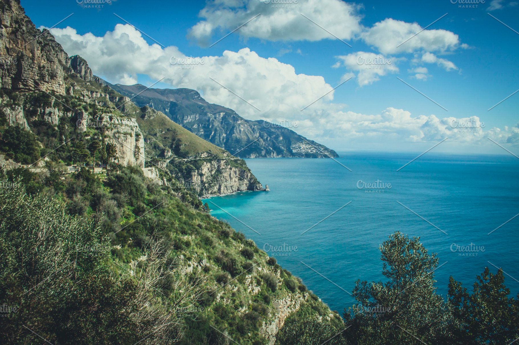 Amalfi Coast Italy Stock Photo Containing Landscape And Italy