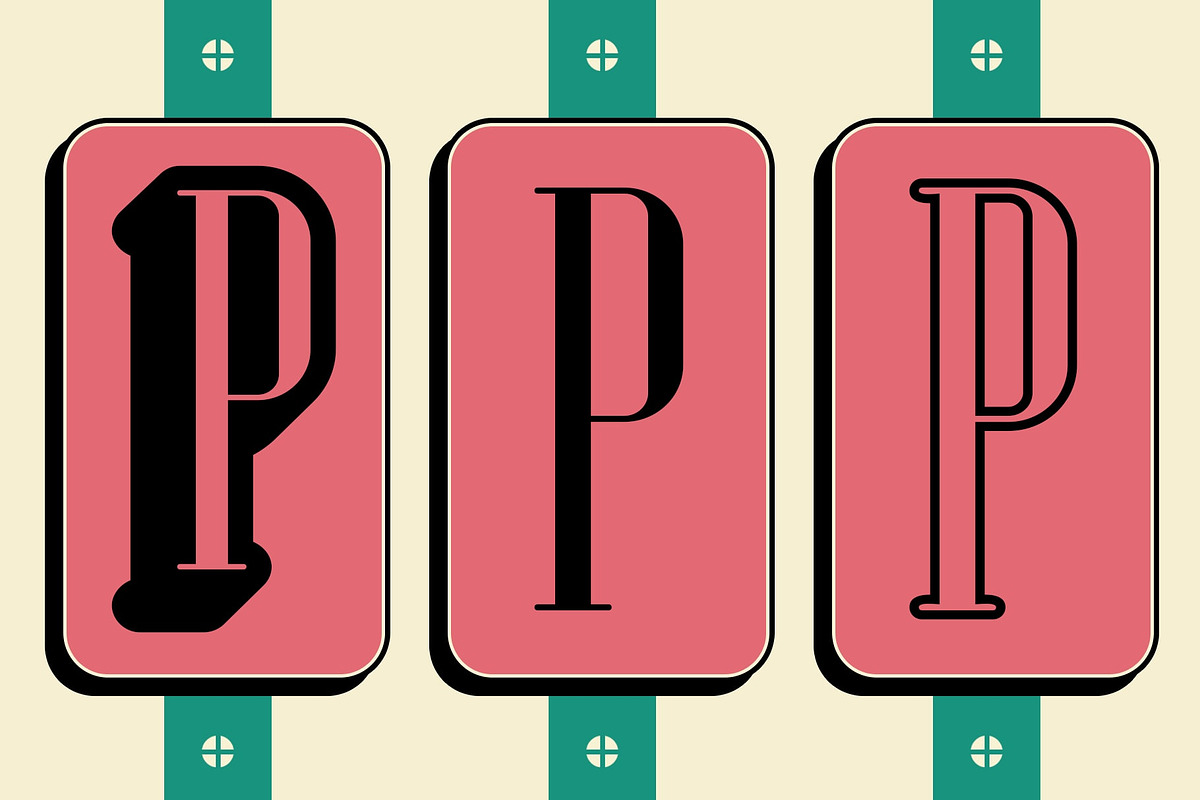 Aguero Serif Rounded 3D, a Serif Font by Craft Supply Co. (Photo 2 of 8)