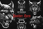 10 Bundle Dark Art Panther Horn, an Illustration by Morspective (Thumbnail 1 of 7)