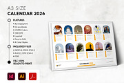 A3 Calendar 2026, a Stationery Template by MstArtwork (Thumbnail 3 of 5)