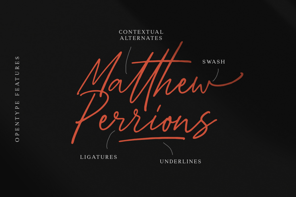 Aesthero - Stylish Signature Script, a Script Font by Sarid Ezra (Photo 3 of 7)