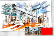 Marker Sketch Photoshop Action, an Action Add-On by GorynArt (Thumbnail 2 of 20)
