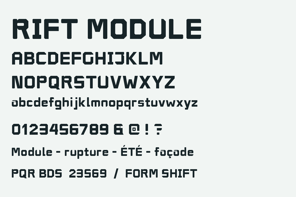 Rift Module — Solid Modular, a Sans Serif Font by Colorsfav (Photo 9 of 11)