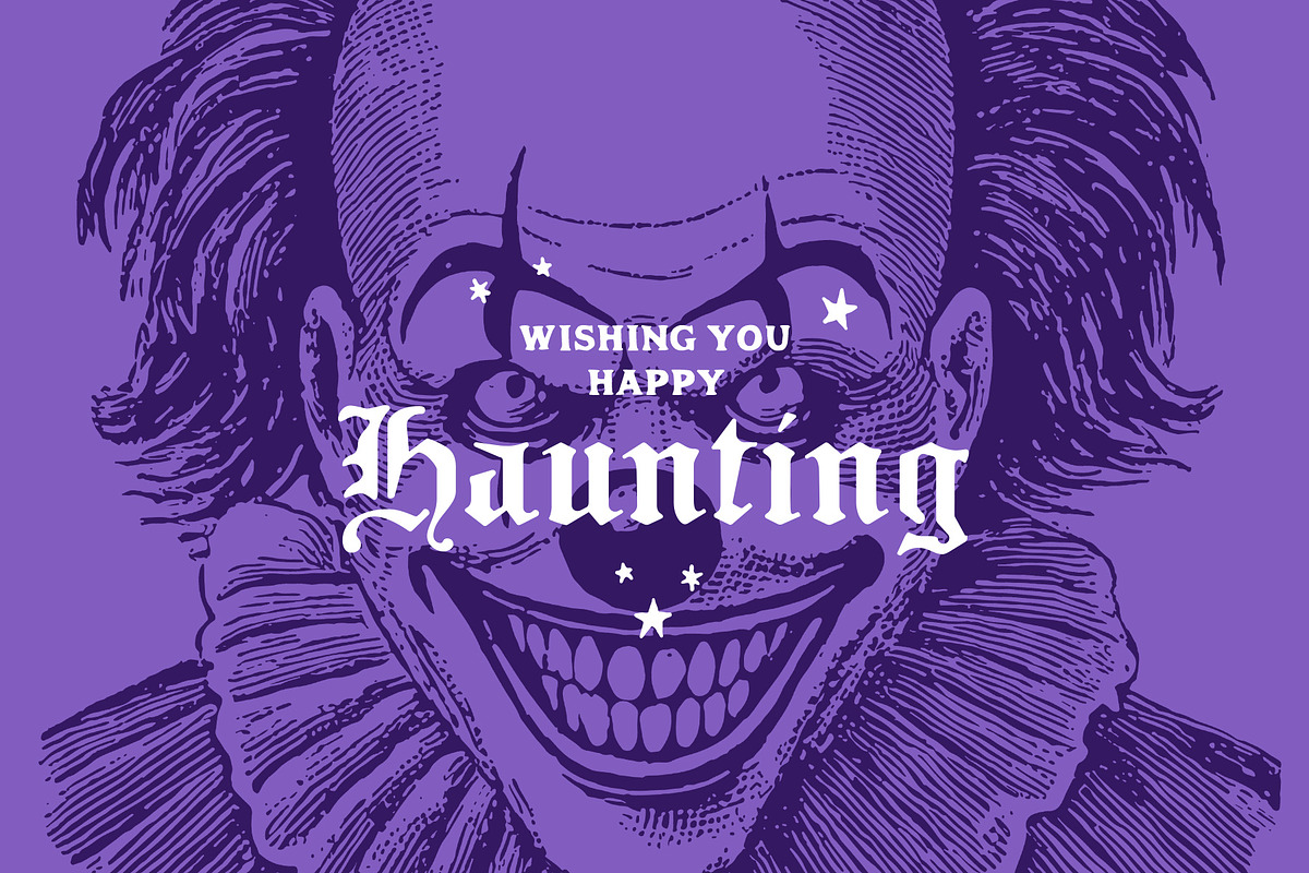Vintage Halloween Illustrations, a Seasonal Illustration by Graphic Goods (Photo 12 of 12)