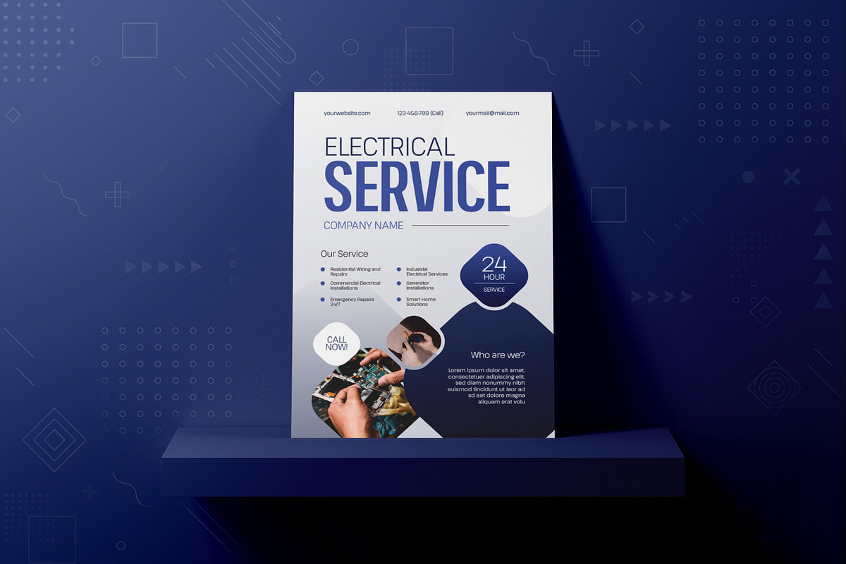 Electrical Service Flyer, a Flyer Template by Fannan Studio (Photo 2 of 2)