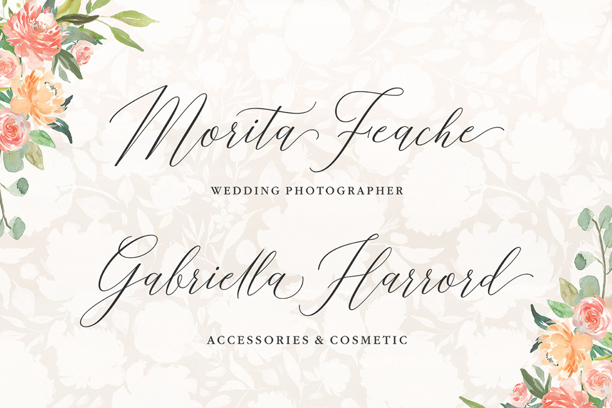 Sarisha Script, a Script Font by Solidtype (Photo 5 of 11)