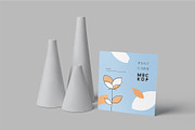 Square Post Card Mockups, an Advertising Mockup by megostudi0 (Thumbnail 6 of 7)