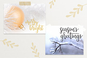 Christmas hand lettering vector set, a Graphic by InkySplash (Thumbnail 4 of 5)