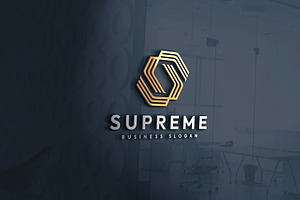 Supreme Hexagon Lines Logo, a Branding & Logo Template by Design_Planet