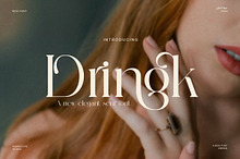 Dringk Stylish Serif Font
