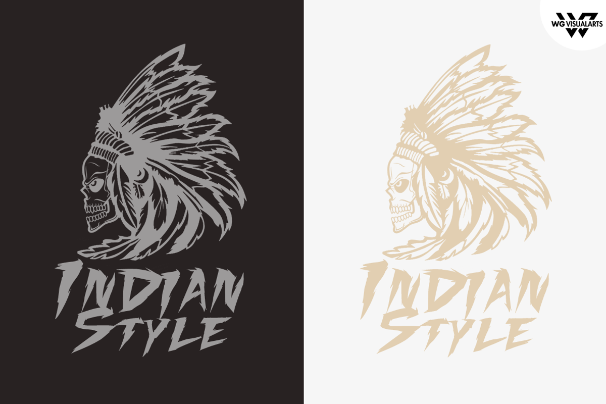INDIAN Vector Logo, a Branding & Logo Template by WG DESIGN