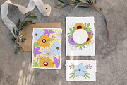 Retro flowers. Groovy summer clipart, an Object Graphic by Sofico (Thumbnail 5 of 23)