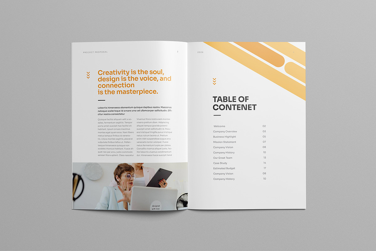 Proposal Template | Word & Canva preview 2