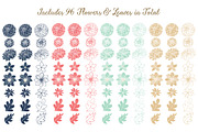 Modern Dahlia Clipart & Vectors, an Illustration by Amanda Ilkov (Thumbnail 4 of 4)