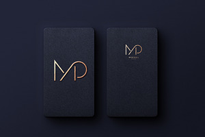 Monogram Icon Logo MP