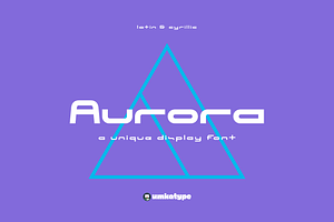 Aurora Display Font