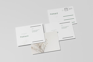 Minimalist Postcard Mockup