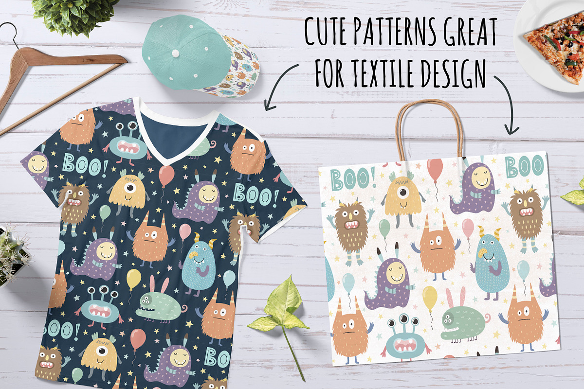 Boo! - Uppercase Font, illustrations preview 6