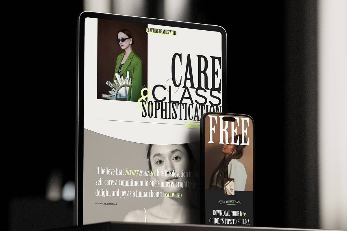 Emille Squarespace Website Template, a Squarespace Template by The Humanista Co. (Photo 5 of 17)