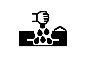 Seeds grain solid icon, a Solid Icon by Creative priyanka