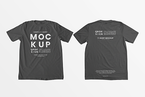 Front & Back T-Shirt Mockup