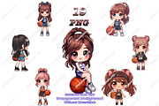 basketball girl,basketball png, an Object Graphic by DreamerStarCo (Thumbnail 1 of 10)