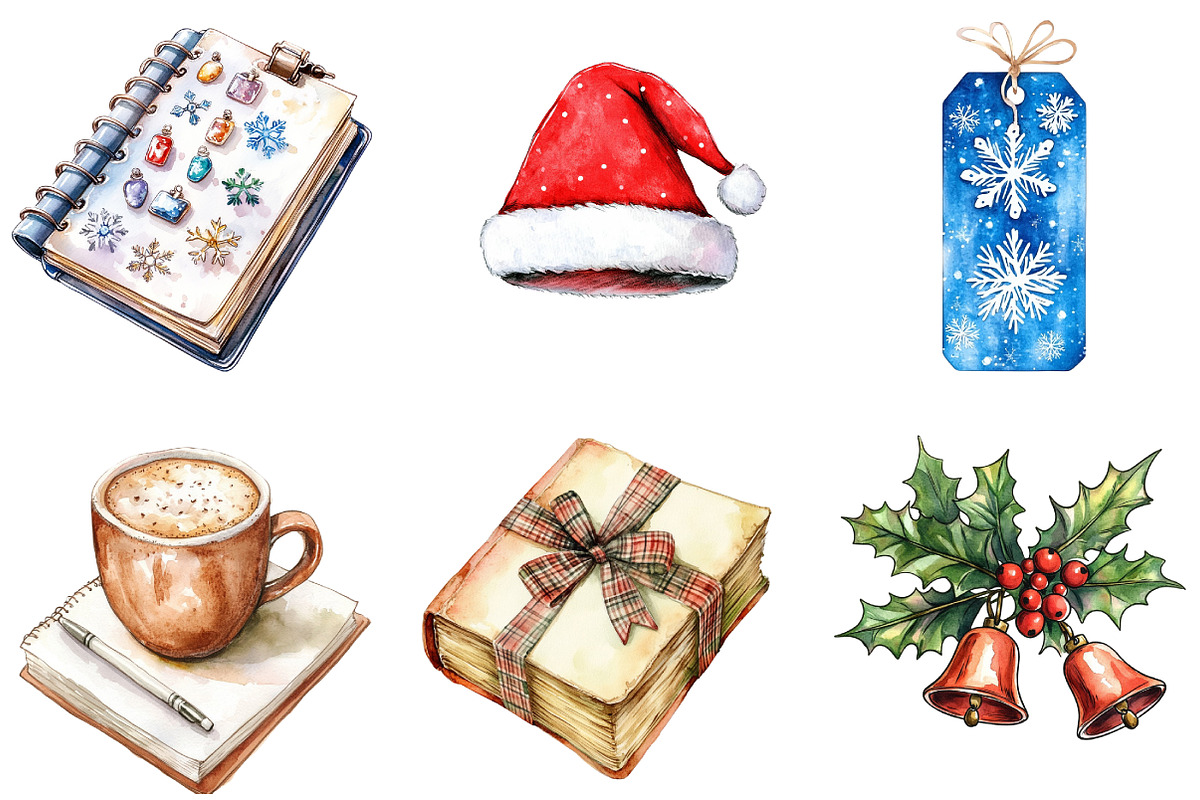 Christmas Planner Clipart, an Illustration by DreamArtGraphic (Photo 3 of 5)