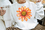 Daisy Flower & Halloween Clipart, an Illustration by Sublimation Artist (Thumbnail 4 of 6)