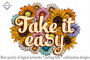 Hippie Sublimation Designs Bundle, an Illustration by DiamondShop (Thumbnail 11 of 11)
