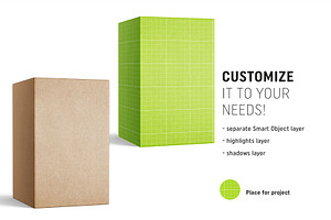 Box Mockup 65x115x65