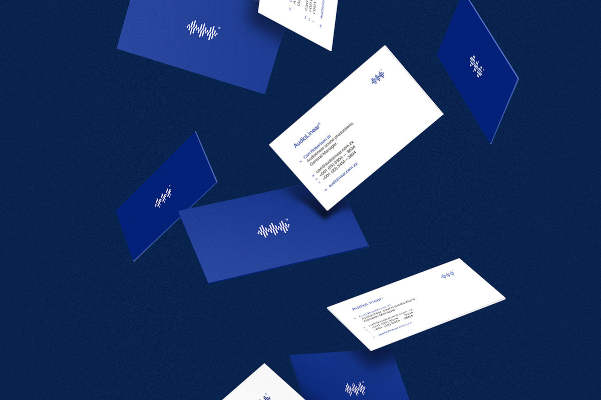 Business cards template: Audiolinear, a Business Card Template by Srg® (Photo 4 of 4)