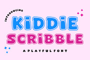 Kiddie Scribble, a Font by Limited.studio (Thumbnail 1 of 6)