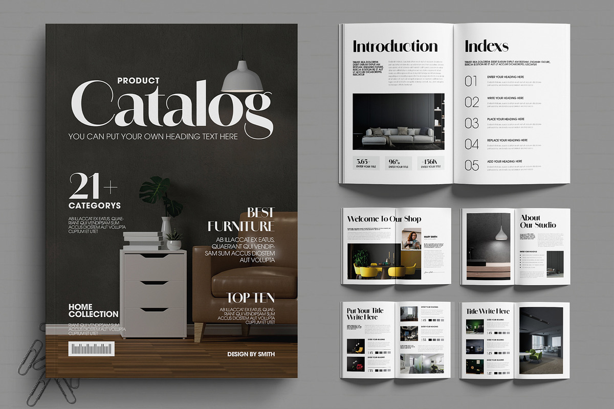 Modern Product Catalog Template