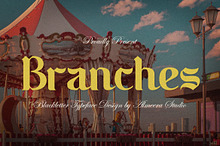 Branches | Blackletter Font