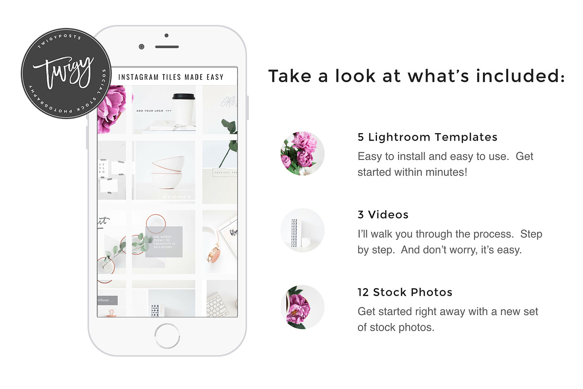 Create Instagram Tiles, a Social Media Template by JanaBishopCollection (Photo 2 of 5)