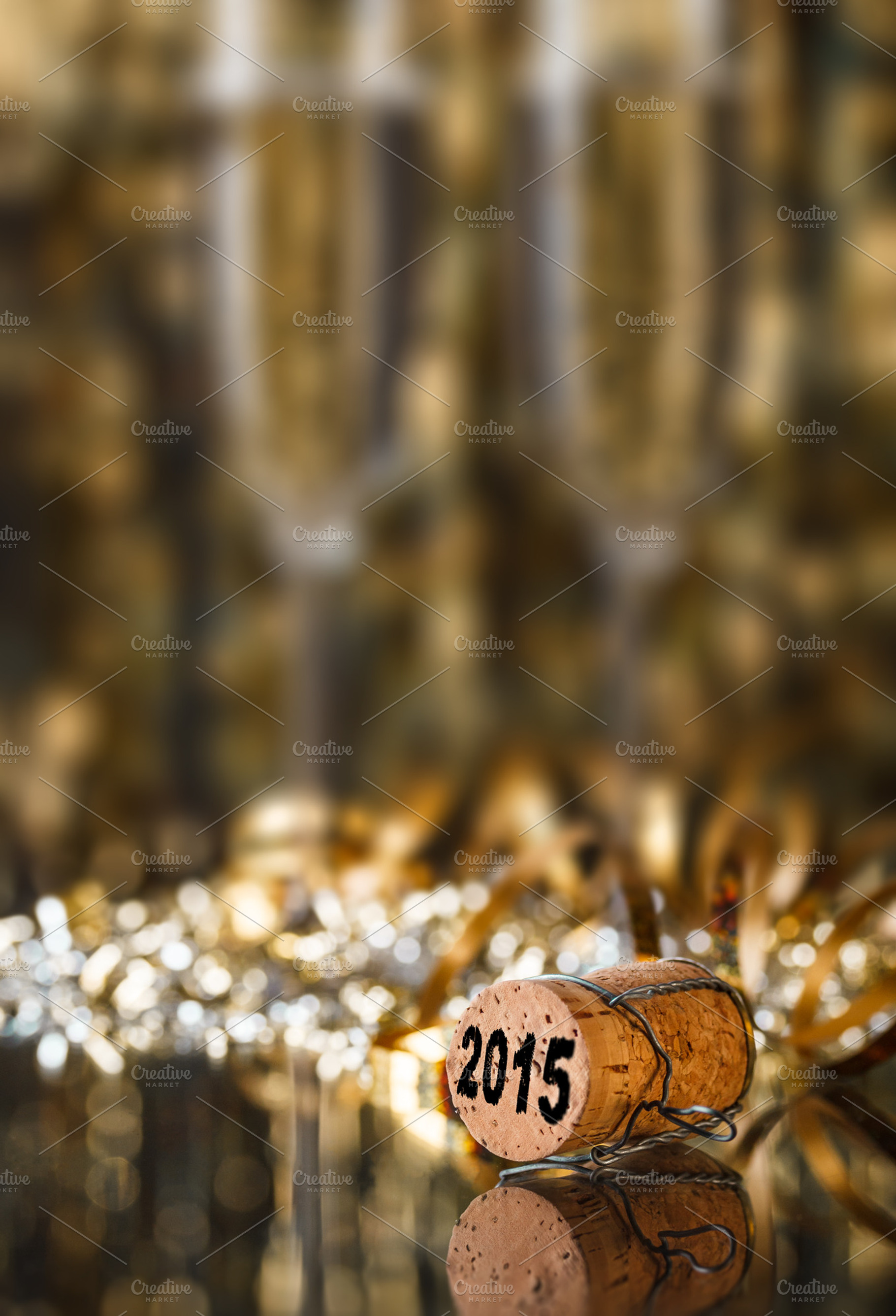 Champagne Cork Featuring Cork 2015 And New