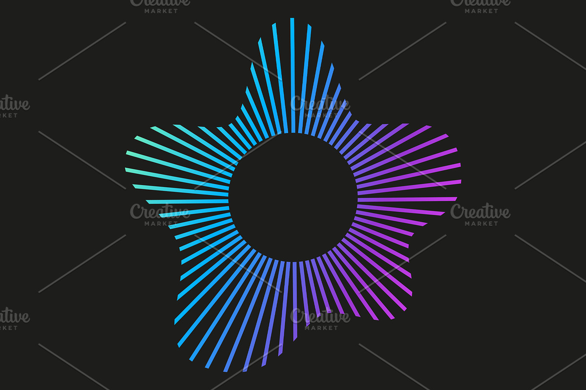 Set of colorful soundwave icons, an Object Illustration by Hannet (Photo 2 of 5)