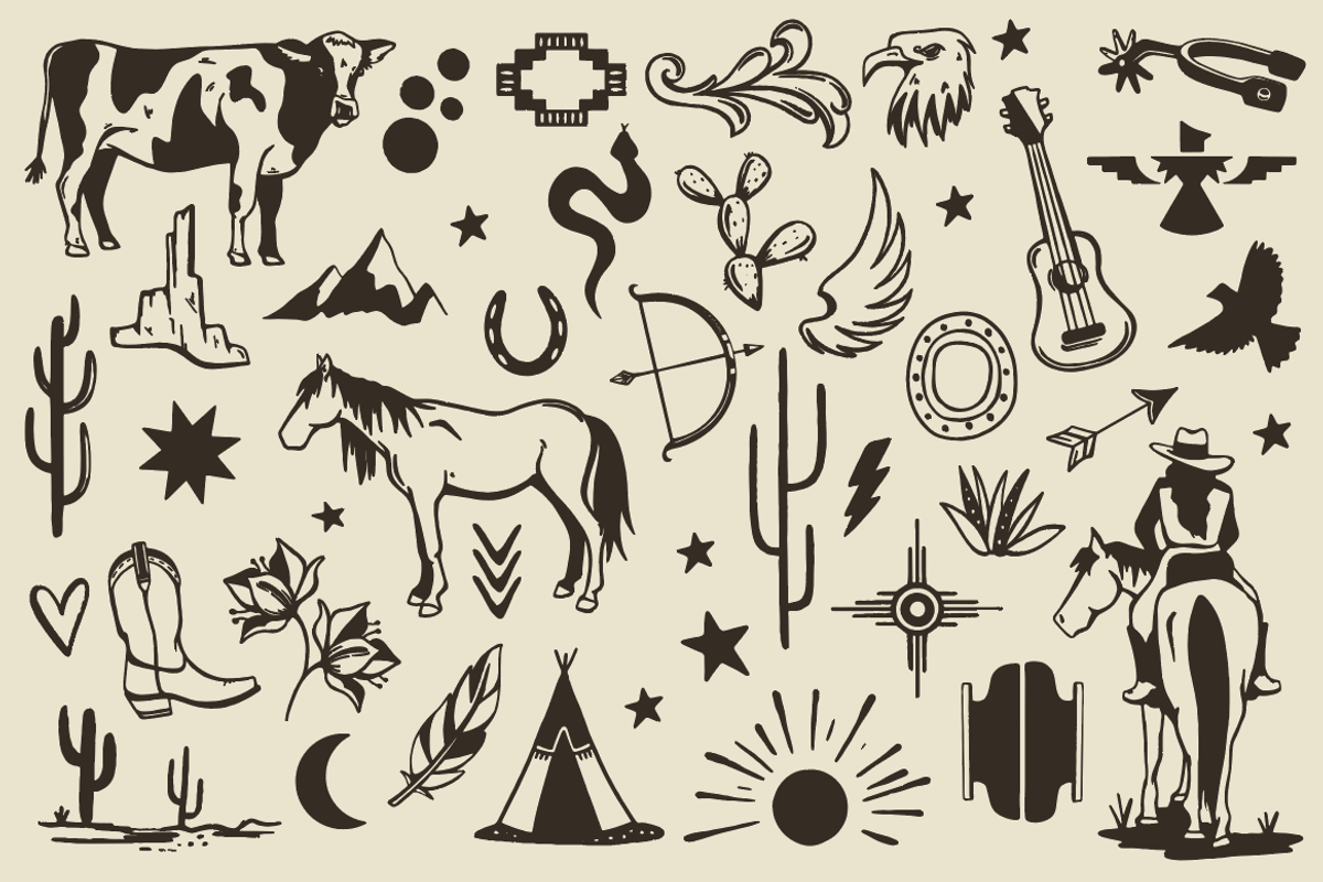 Way Out West - Western Illustration, an Animal Illustration by cmfgraphics (Photo 2 of 2)