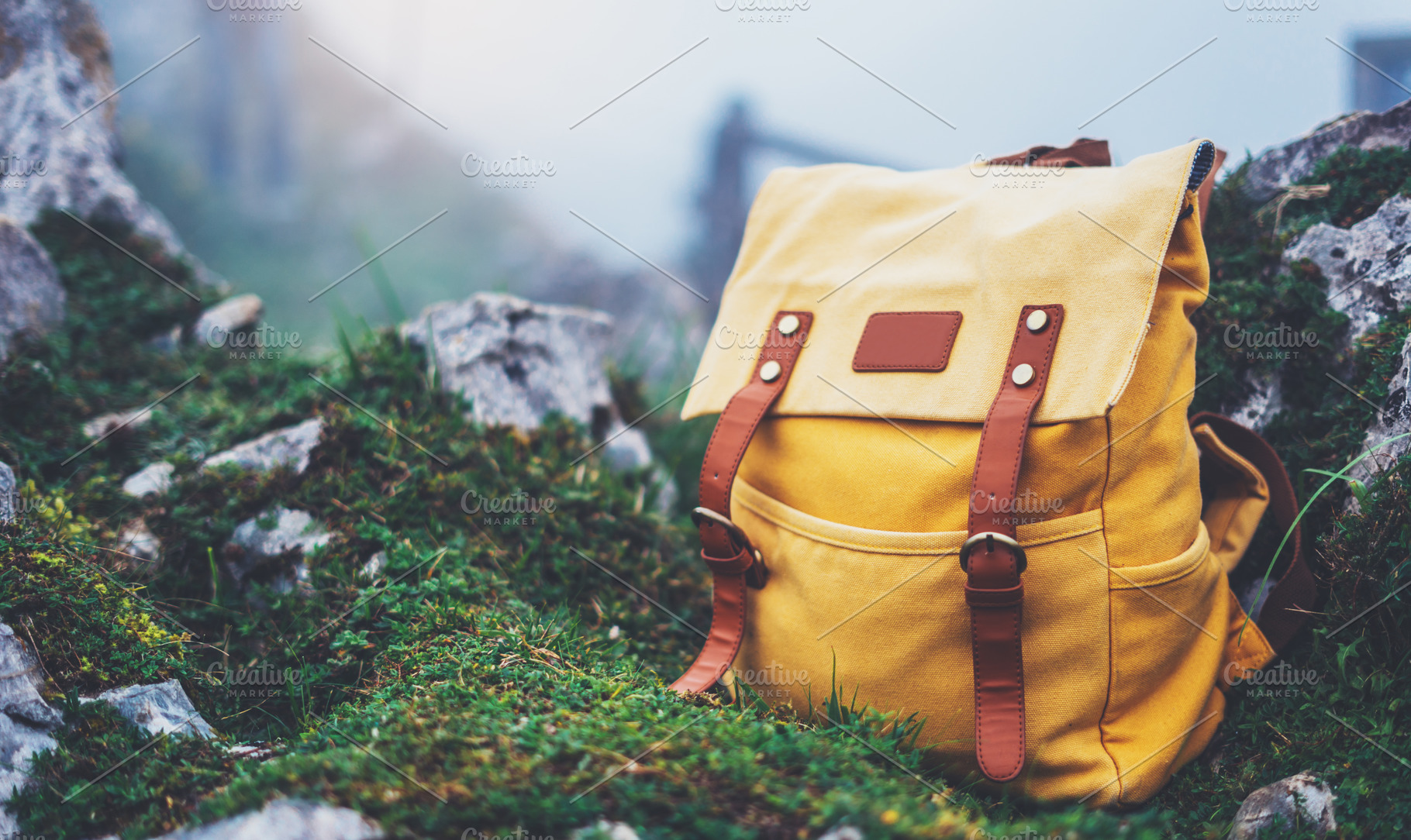 Backpack of a tourist, a Holiday Photo by A_B_C