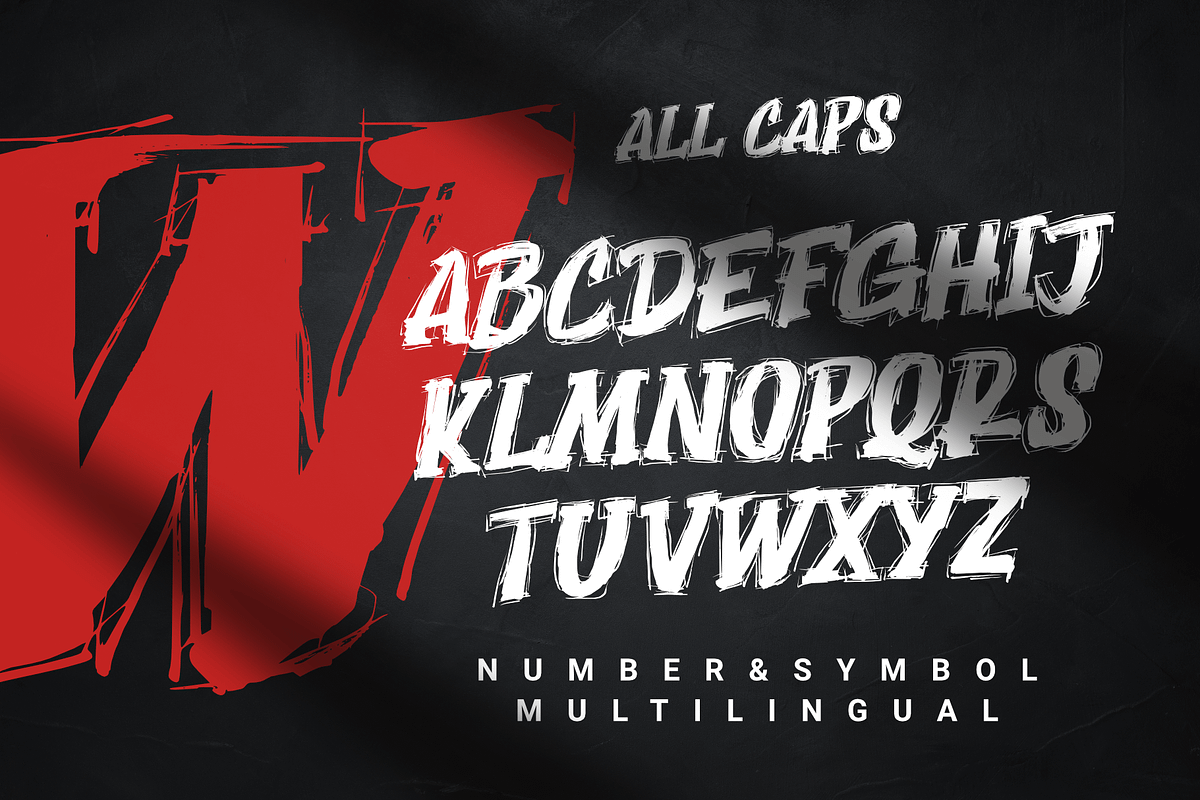 Dark Mage - Scary Typeface, a Font by Dumadistyle (Photo 2 of 8)