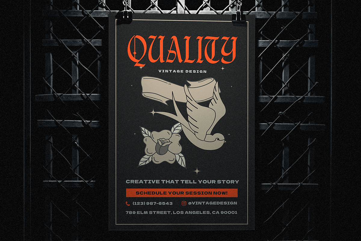 Mestiqa – Blackletter Font, a Blackletter Font by Pixesia Studio (Photo 9 of 11)